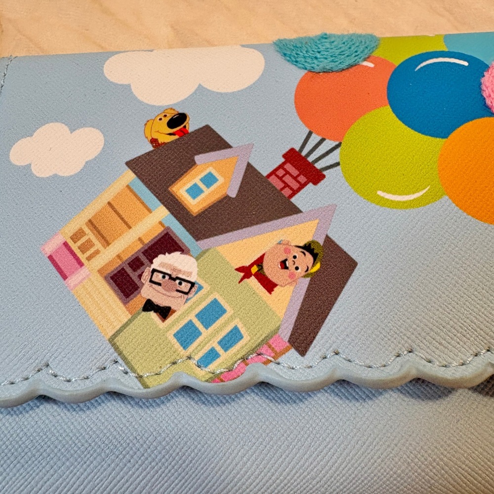 Loungefly PIXAR Blue Up Themed Tri Fold Wallet NWT - Picture 4 of 8